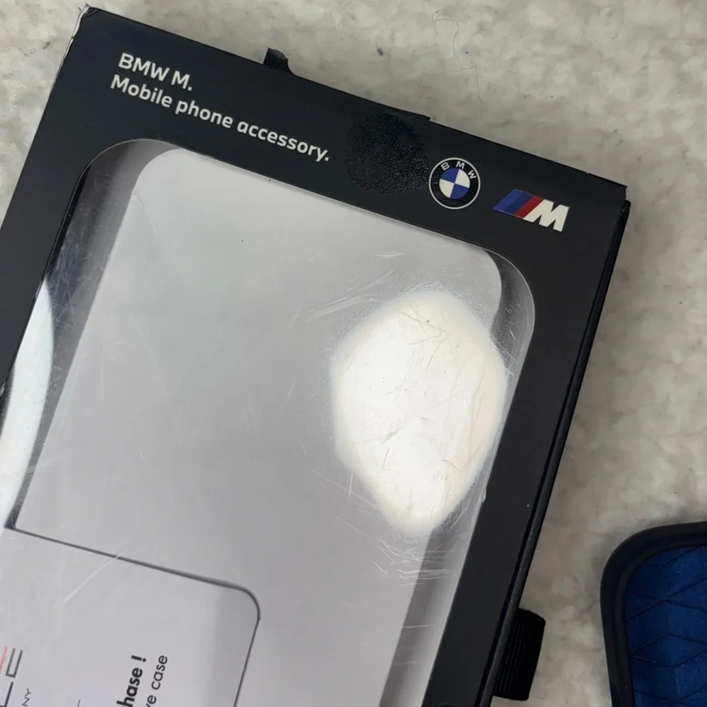 BMW M Black Liquid Silicone IPhone 14/15 Plus Case